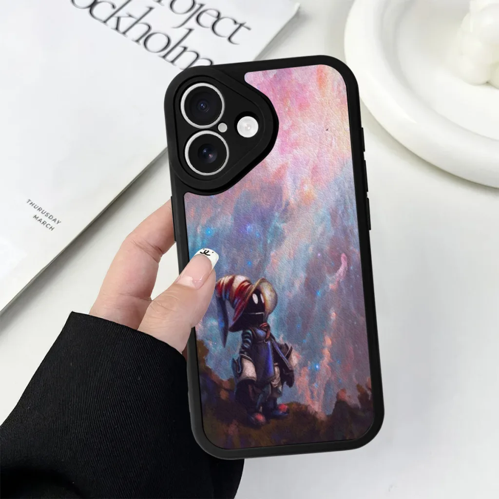 Чехол для телефона iPhone 16 Pro Max Силиконовый кожаный чехол Виви или СССР