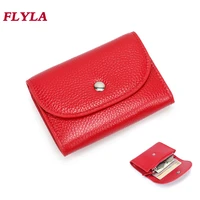 womens coin purse leather mini large capacity coin bag head layer cowhide multifunctional business card holder