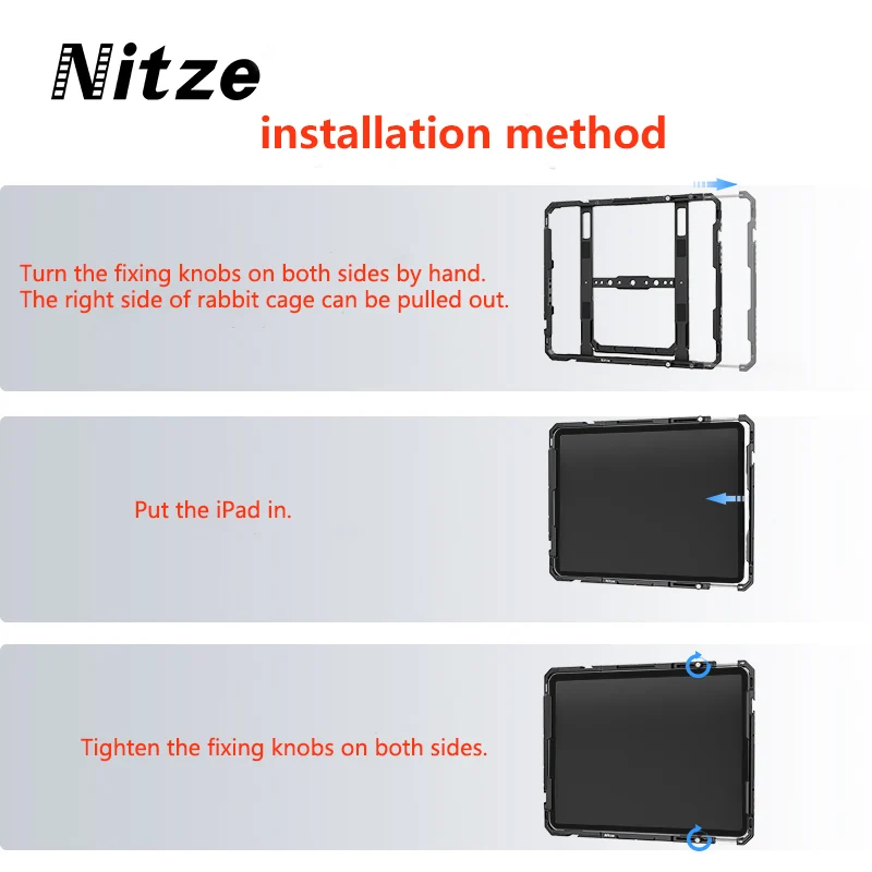 Фото Детали для расширения крепления NITZE 11.5-13 дюймов для MatePad Air, MatePad, MatePad Pro, X8 Pro, V8 Pro, Apple iPad Pro, Xiaomi 6S Pro №3