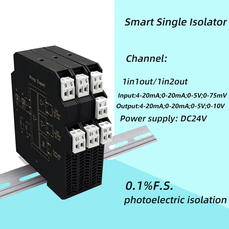 Интеллектуальный изолятор сигнала ZA-HSP 1 в выход 2 сепаратор с фотоэлектрической