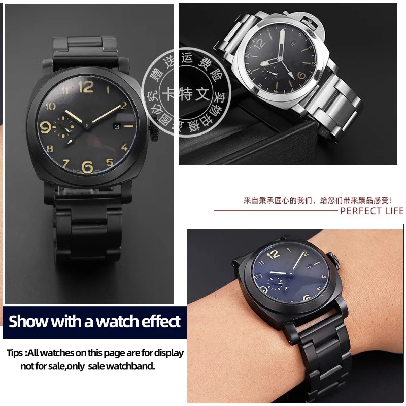 Ремешок из нержавеющей стали для мужских часов Panerai погружной PAM441/111 с ремешком