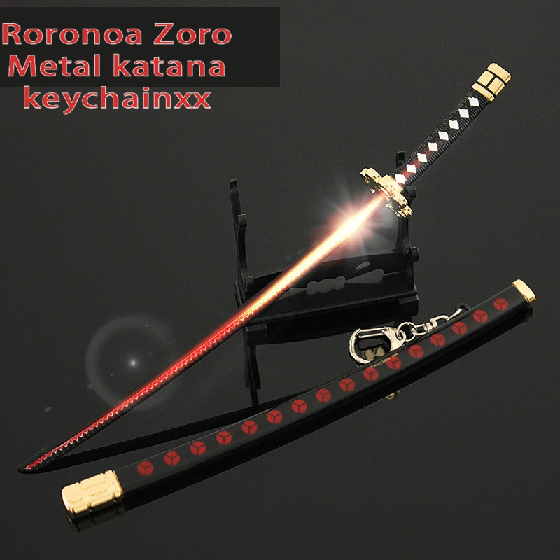 Цельный брелок для ключей Roronoa Zoro Yamato Ame No Habakiri осенний водный катана