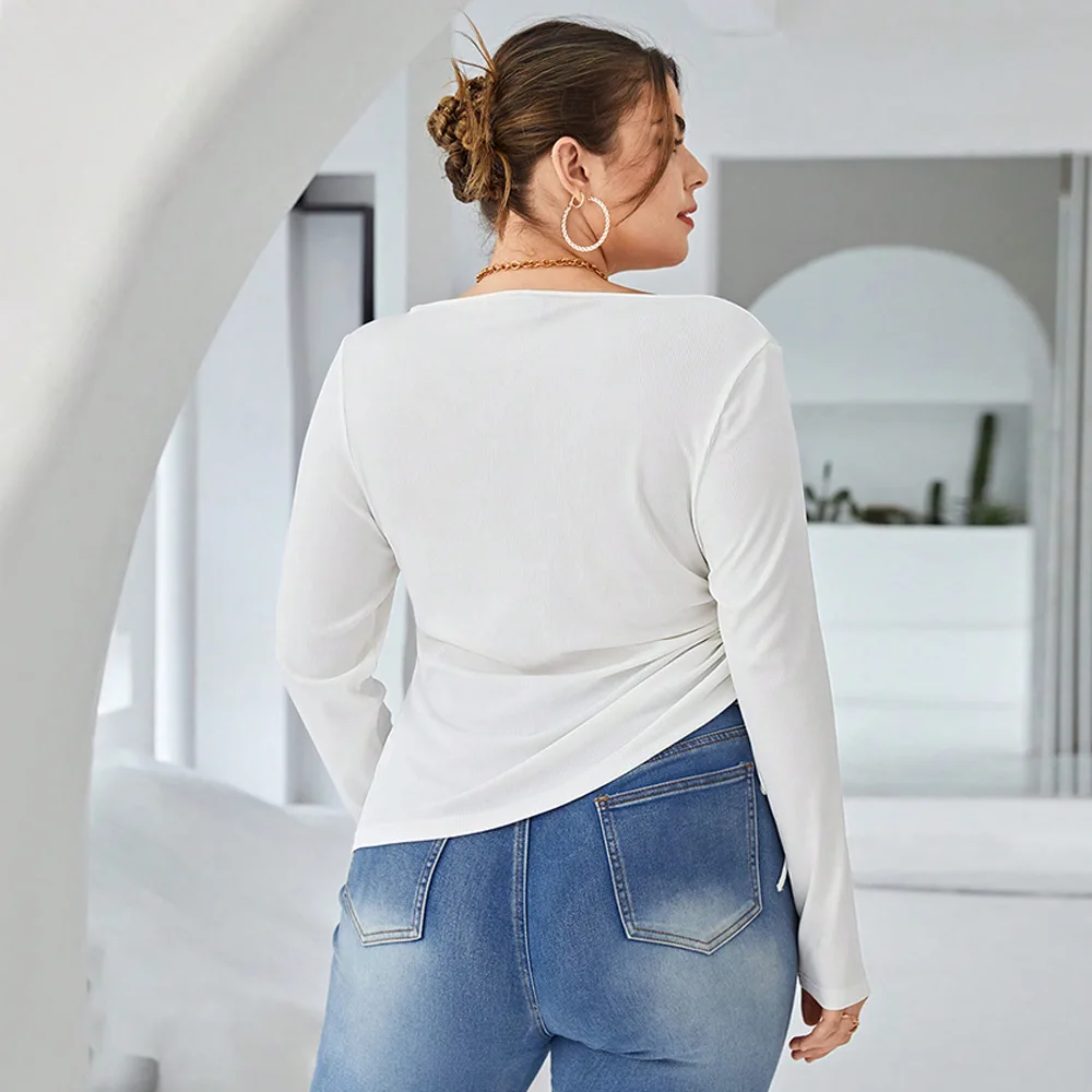 Рисунок 2 - Женская Асимметричная рубашка большого размера