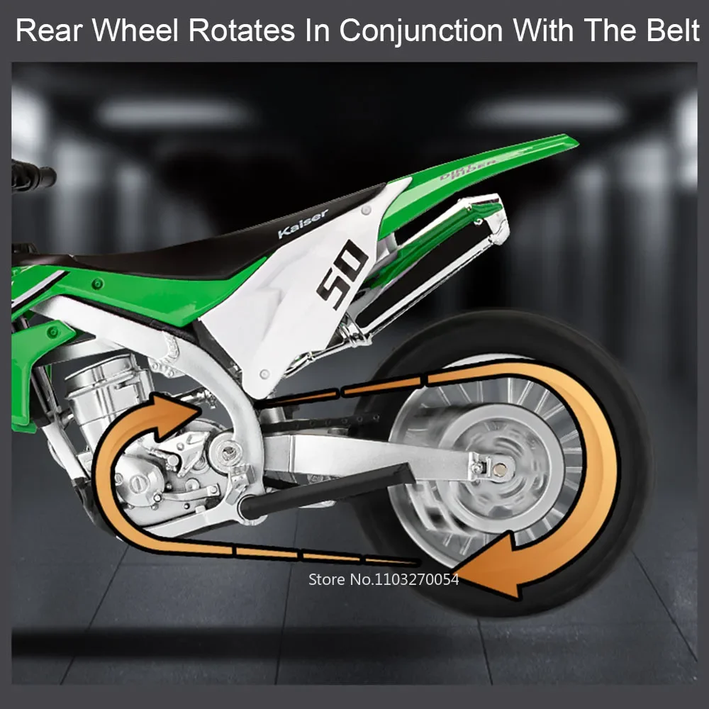 1:12 Kawasaki KX450 миниатюрные модели мотоциклов из сплава игрушки литые под давлением