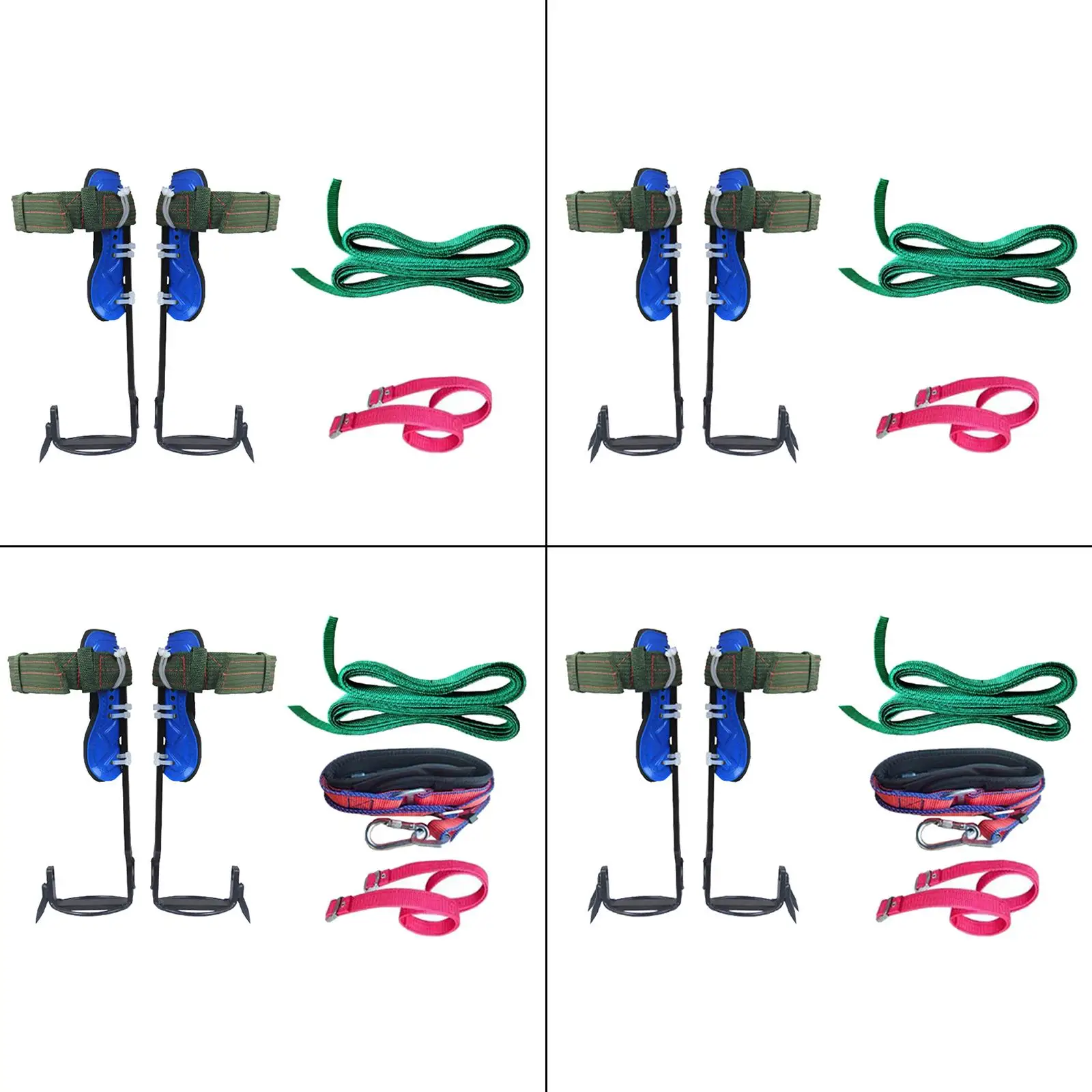 

Outdoor Tree Climbing Spike Set Tree Spikes Climbing Spikes and Harness for
