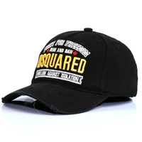 dsq2 brand hat new men baseball caps high quality 100 cotton unisex adjustable baseball caps icon letter black cap for men