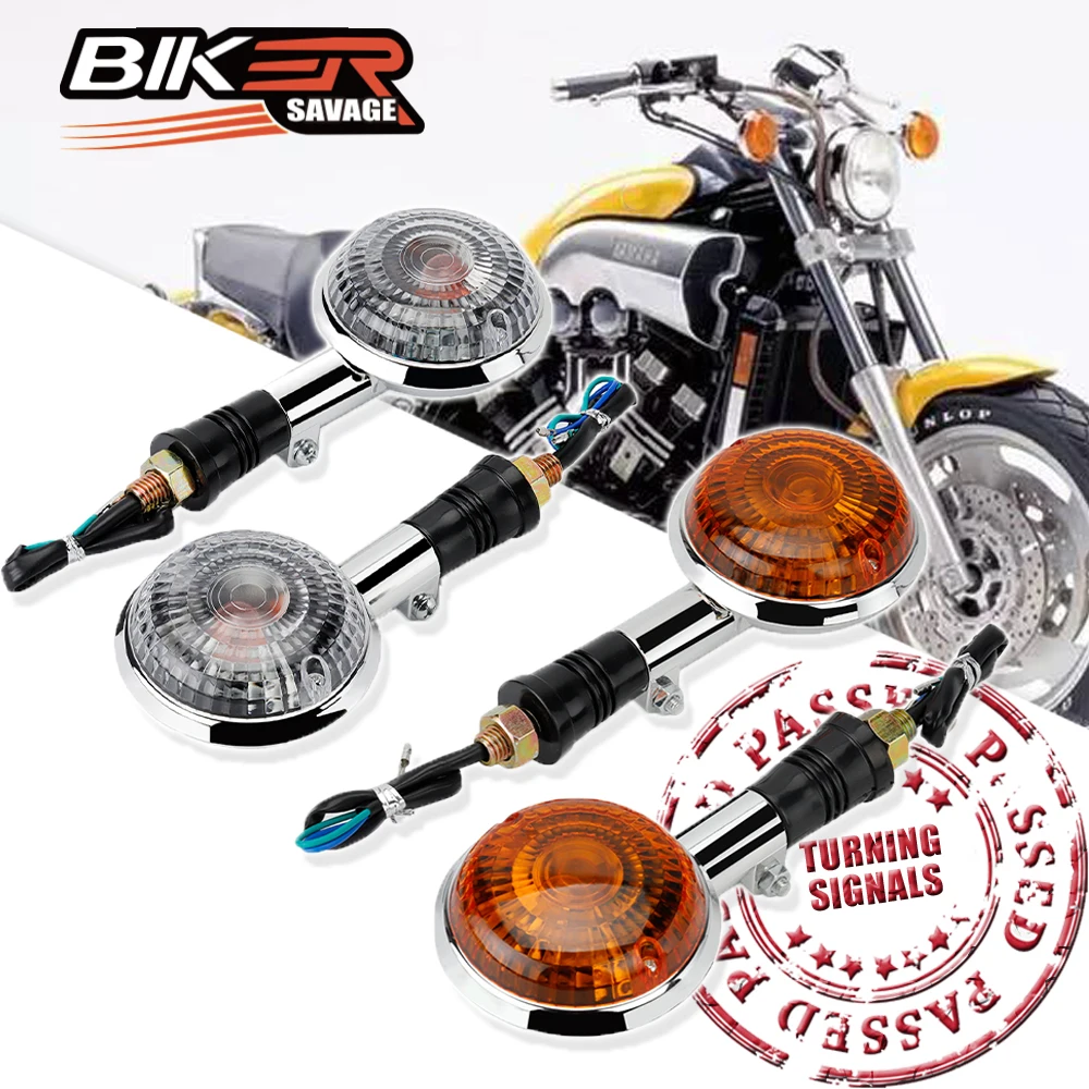 

Turn Signals Light For YAMAHA XV 250 400 535 750 Virago VMAX1200 SR400 Motorcycle Blinker Indicator Lamp Accessories Moto Parts