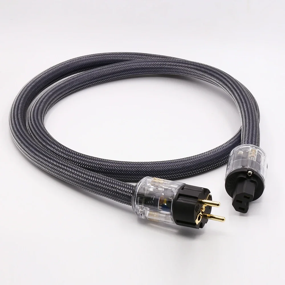 Высококачественный фирменный Hi-Fi аудио шнур питания США/ЕС силовой кабель из