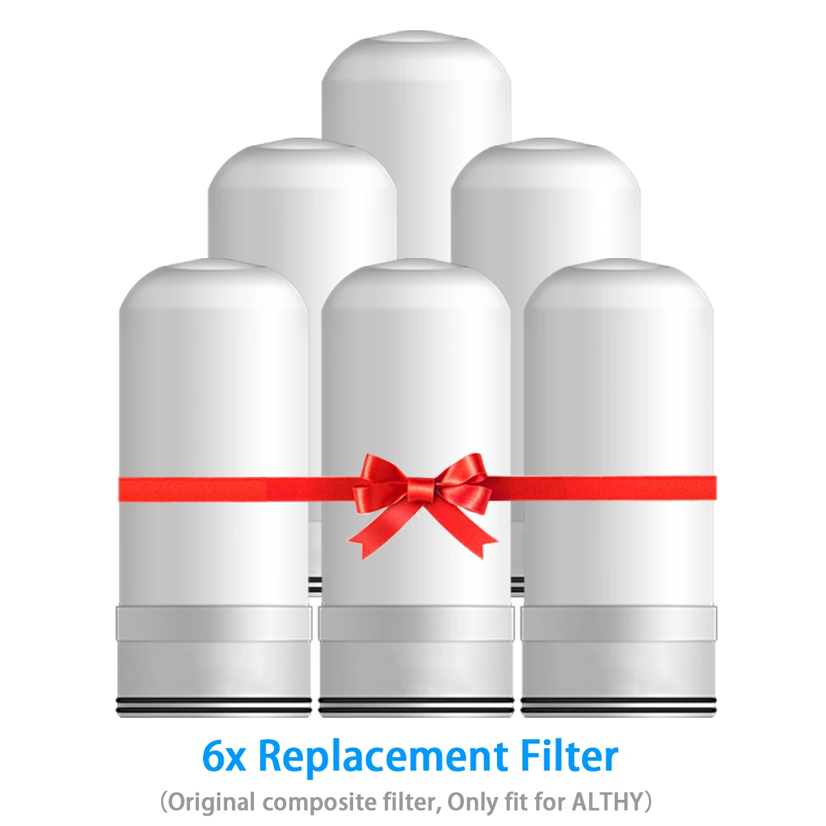 Ceramic Replacement Filter for ALTHY Tap Water Filter Purifier  - Retain Alkaline Minerals - Remove odor Chlorine