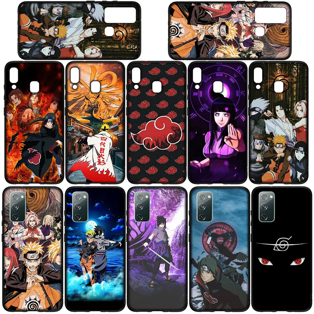 Anime Itachis Uchihas Akatsukis Sasukes Case for Samsung Galaxy S21 S20 Fe S23 S22 Ultra S8 Plus A25 A12 A13 A21S A73 + Casing