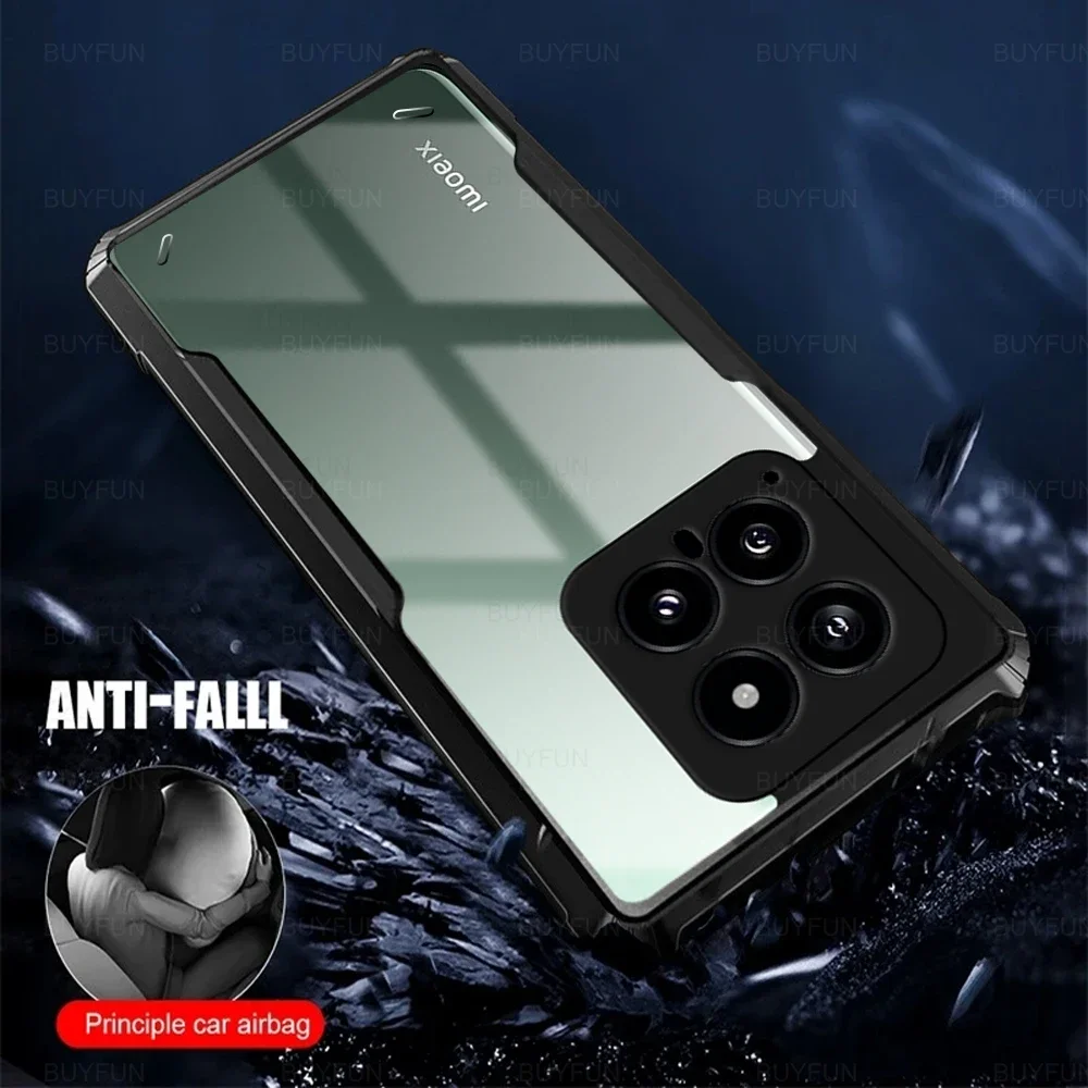 Акриловый чехол для телефона Xiaomi 14 противоударный защитный Xiaomi14 Pro 14pro Mi14 Mi14pro