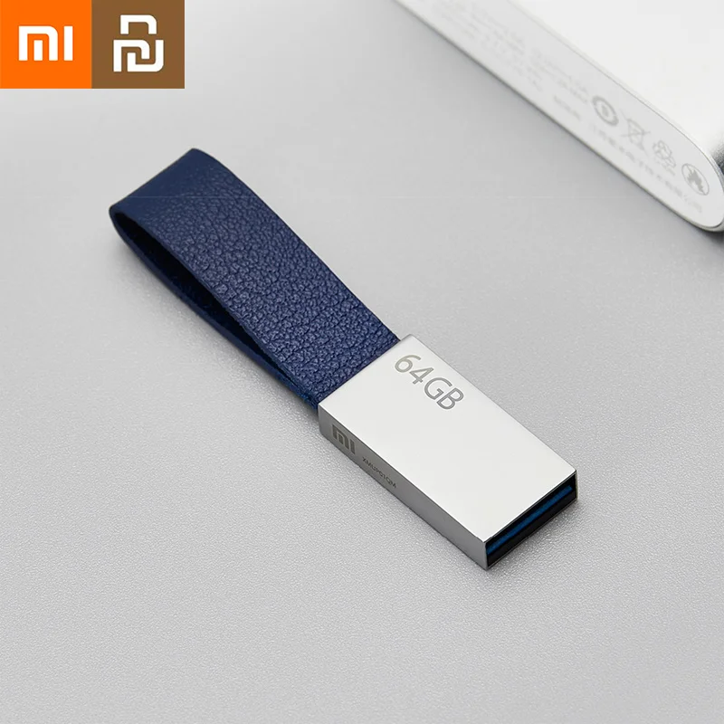 

Xiaomi U Disk 64GB USB 3.0 High-speed Transmission Compact Size Lanyard Design Metal Body USB 64GB Easy To Carry Travel Office