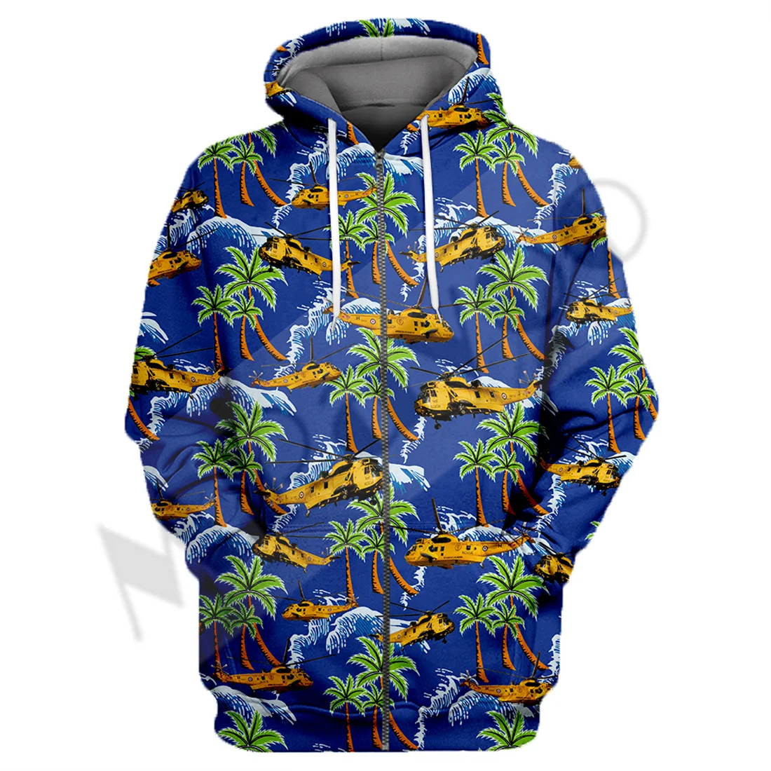 

Спасательный вертолет с 3D принтом, мужская куртка на все тело, Повседневная Уличная толстовка унисекс с капюшоном в стиле Харадзюку