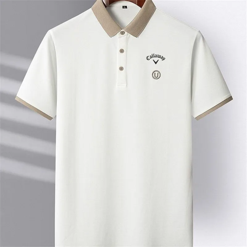

Golf clothing Summer men's golf t-shirt comfortable soft quick-drying breathable clothes stitching Golf Shirts golf wear men 골프