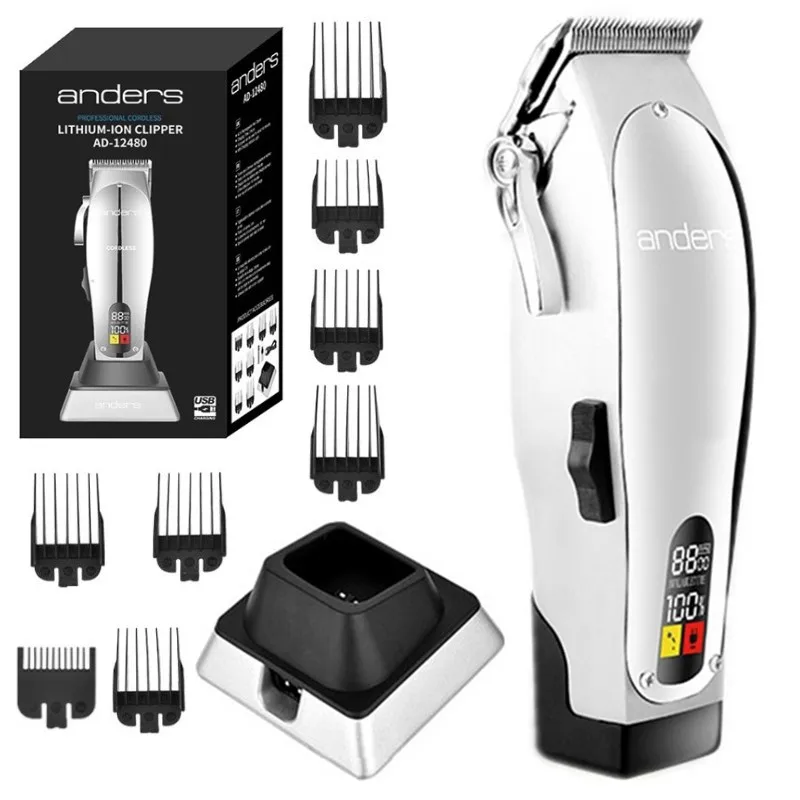 Машинка для стрижки волос мужская из алюминиевого сплава профессиональный