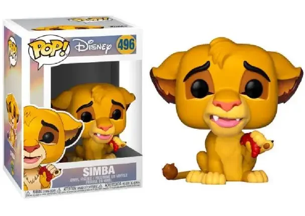 Funko pop DISNEY Фигурка Короля Льва Mufasa Коллекционные игрушки Simba Pumbaa Timon Fox 87 498 495 496