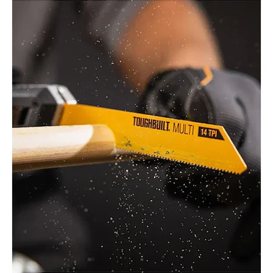 Складная пила TOUGHBUILT + 4-лезвийные пилы предназначенные для резки дерева пластика