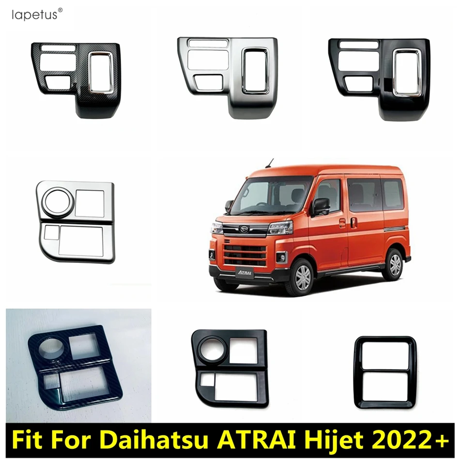 

Shift Gear Panel Warning Light Lamp Start Stop Engine Frame Decoration Cover Trim For Daihatsu ATRAI Hijet 2022 Car Accessories