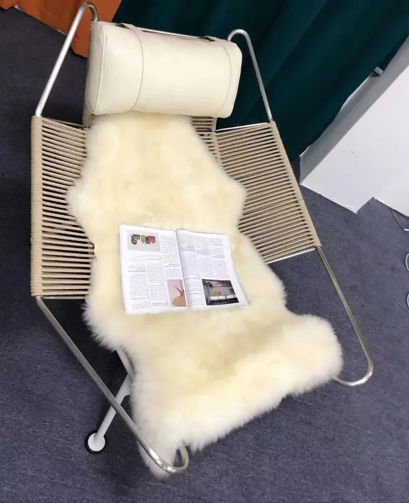 Современный дизайнерский стул для отдыха с подставкой ног современный гостиной