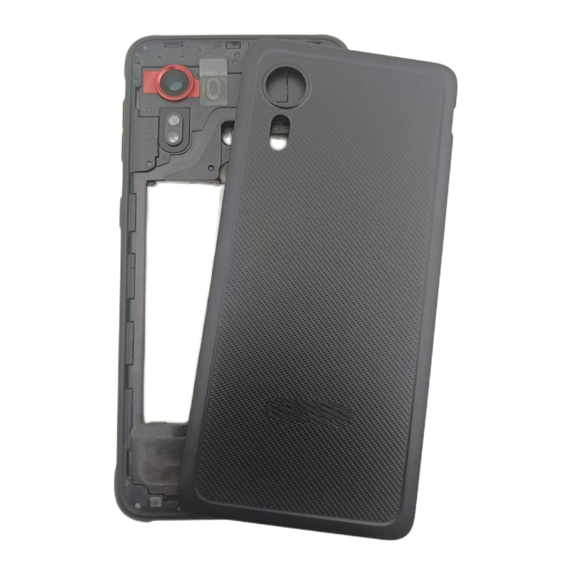 Средняя рамка корпуса + крышка аккумулятора полный корпус для Samsung Galaxy Xcover 5 G525 G525F запасные части (без водонепроницаемого кольца)