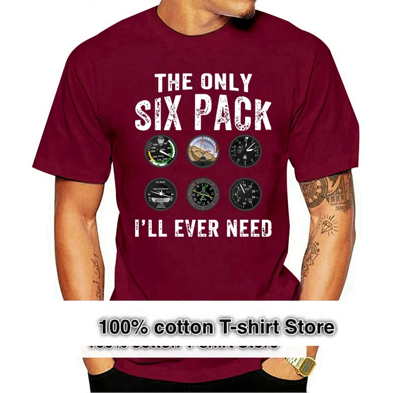 

Pilot 6 Pack Aircraft Equipment Men's 2021 t-shirt Spring And Autumn European