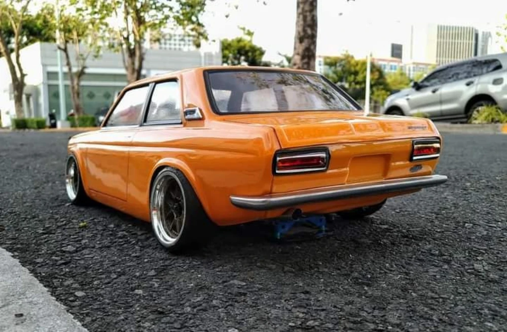 Масштаб 1/10 Datsun 510 Lexan Body W/Light Buckle подходит для Tamiya TT01 TT02 XV01 XV02 Kyosho fazer mk2 257-260 мм Wheelbase