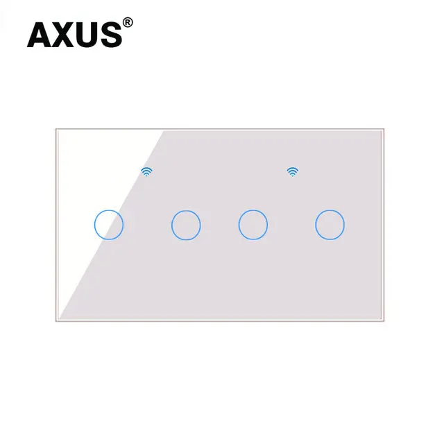 

AXUS Wi-Fi умный настенный выключатель 4/5/6 Gang DIY сенсорный переключатель Rf433 беспроводной пульт дистанционного управления Tuya Alexa Google Home голосовое управление