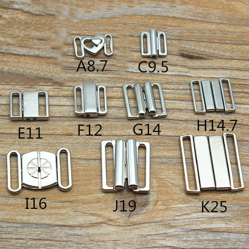 

Stylish Hot Front Closure Bra Buckle Bra Alloy Front Closure Swimwear Clip Clickers Bikini Buckles Replacement DIY Accessories