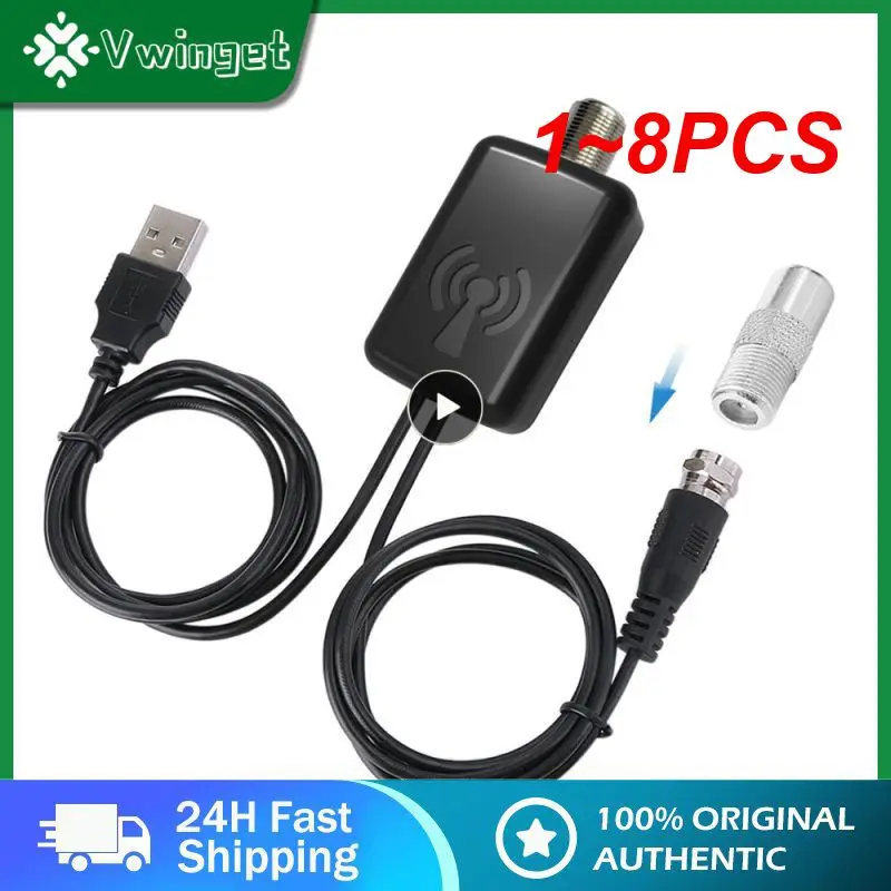

1~8PCS Signal Amplifier Digital HDTV VHF UHF Antenna Booster Easy Installtion Working Frequency VHF(172-240Mhz) \