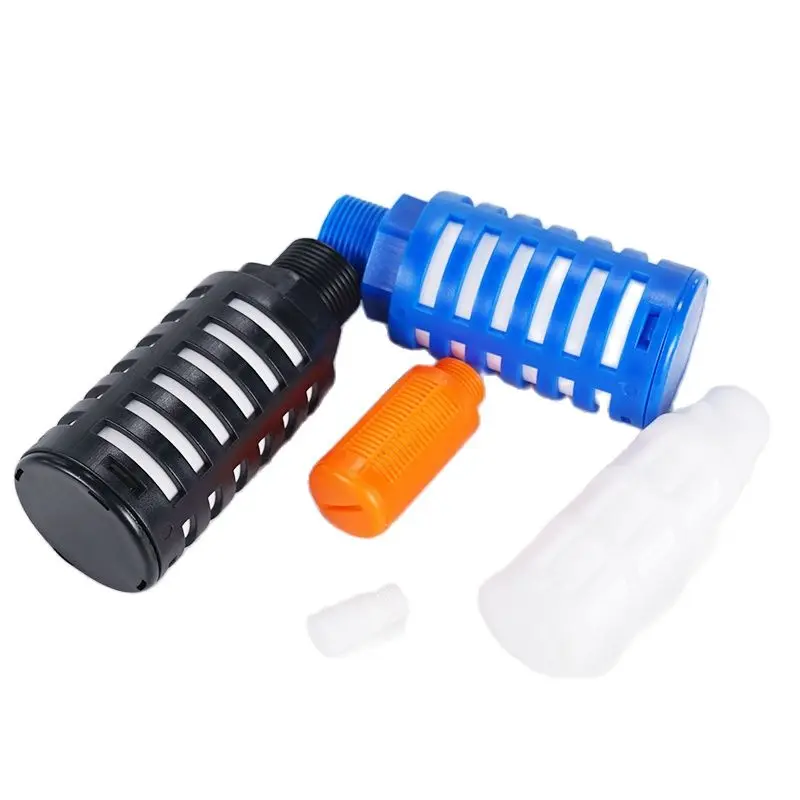 

10PCS 1/8" 1/4" 3/8" 1/2" Thread Plastic Pneumatic Muffler Air Solenoid Valve Exhaust Silencer Noise Reduction Filter