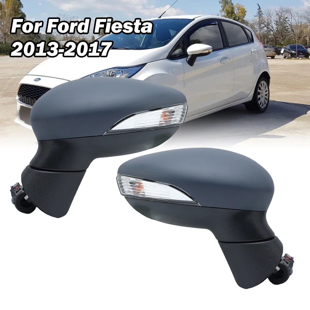 Зеркало заднего вида с 8 проводами в сборе для Ford Fiesta MK7 2013 2014 2015 2016 2017 со складным