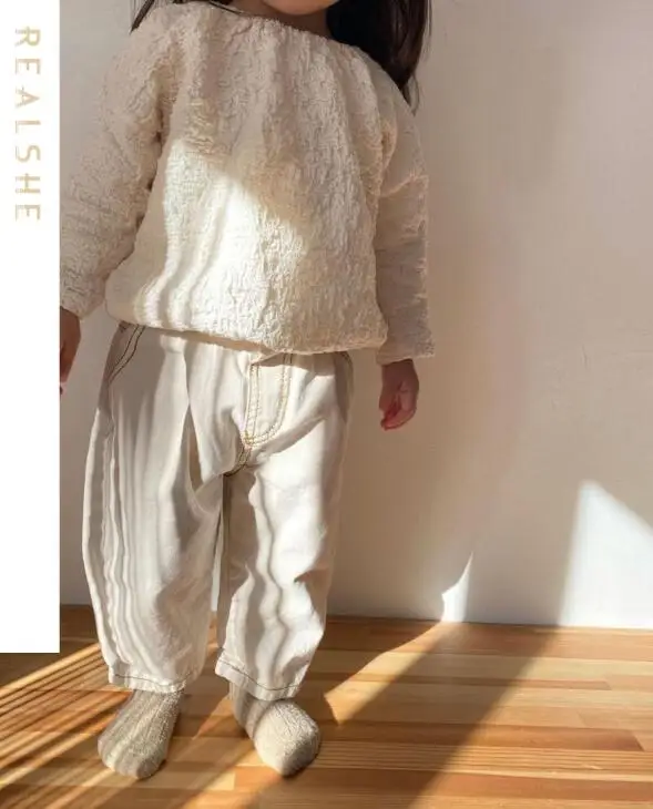 

2023 New Toddler Kid Baby Girls Clothes Summer Solid Long Sleeve T Shirt 2pcs Set Children Clothing Set Infant Outfit