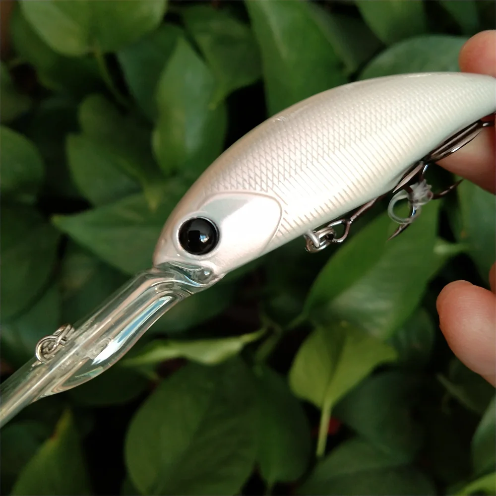

TSURINOYA 57SP Deep Dive Suspending Minnow SHAD Fishing Lure EXPLORERS 57mm 8.2g Long Casting Hard Baits Bass Pike Jerkbait