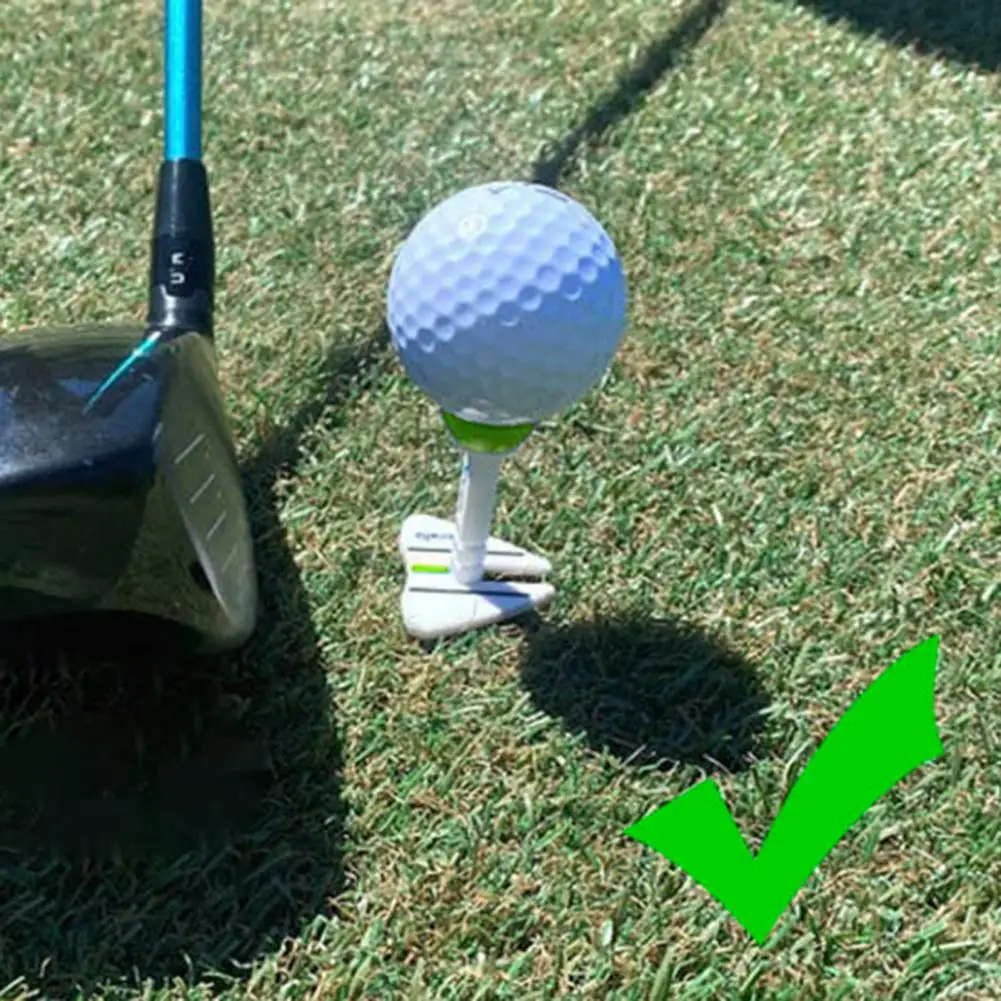 

Устойчивая 4 шт. надежная тренировочная футболка для игры в гольф, портативная пластиковая футболка для гольфа с низким сопротивлением, нак...