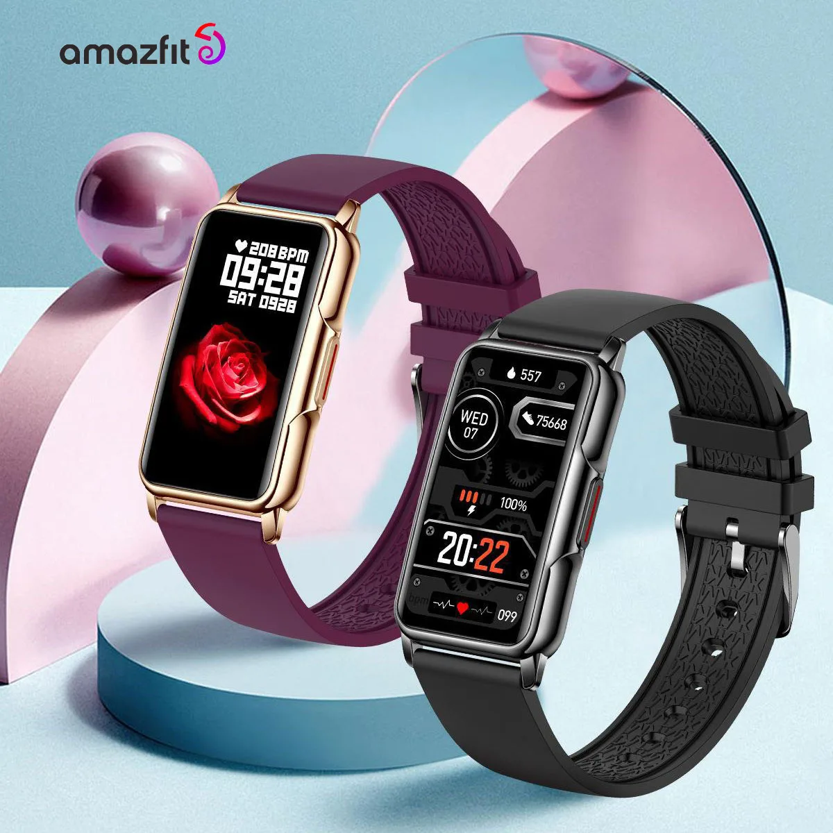 

2023 New Amazfit Smartwatch Global Version 1.47inch TFT Screen Sports bloodoxygen Heart Rate Monitor Waterproof Women SmartWatch