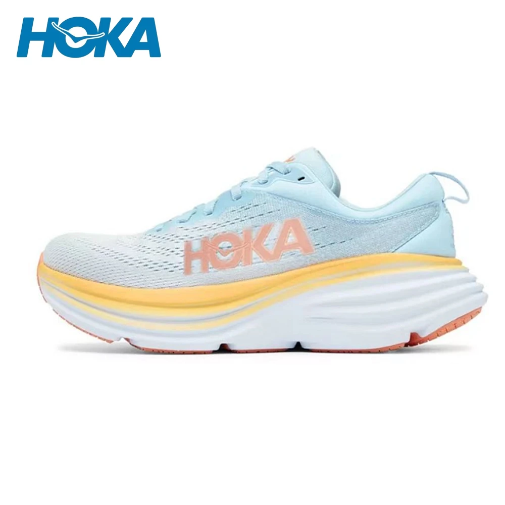 

HOKA Bondi 8 Outdoor Running Shoes Women Low Upper Breathable Casual Ssneakets Light Elastic Joggijg Sneakers Male Hoka Shoes
