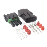 1 set 3 way auto male plug female connector 12015793 auto accessories 12010717 car cable harness socket