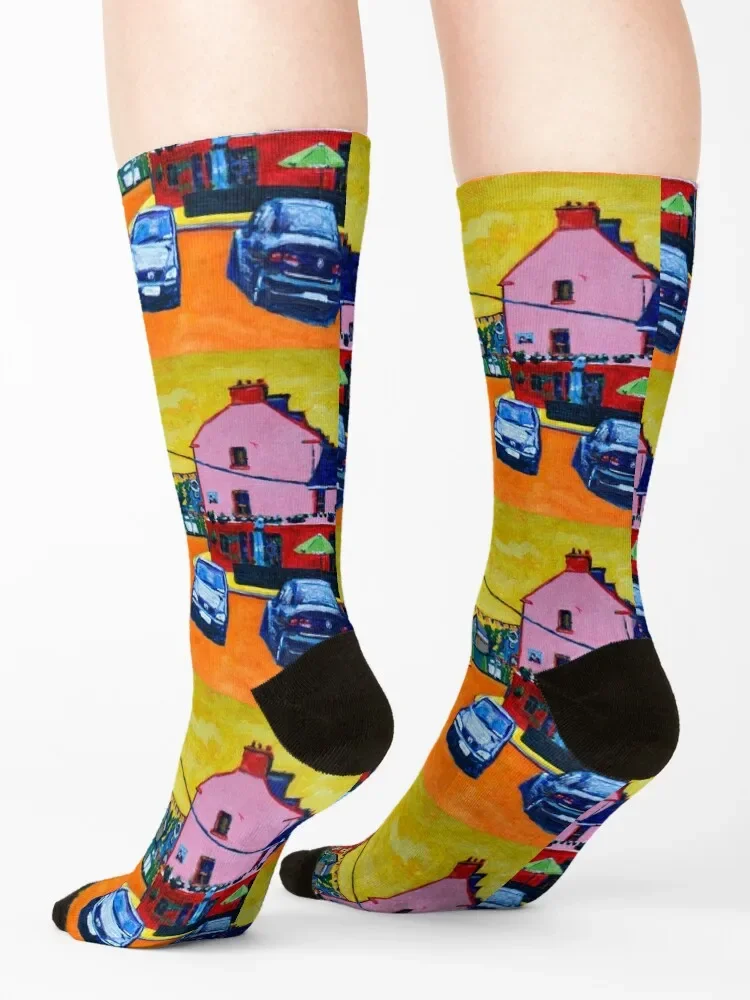 Kinvara County Galway ирландские носки модные яркие подвязки забавные подарочные для