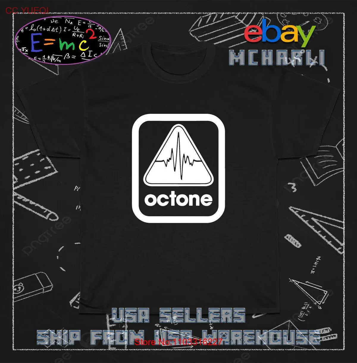 Совершенно новая мужская футболка с логотипом A&ampM Records Octone американская унисекс