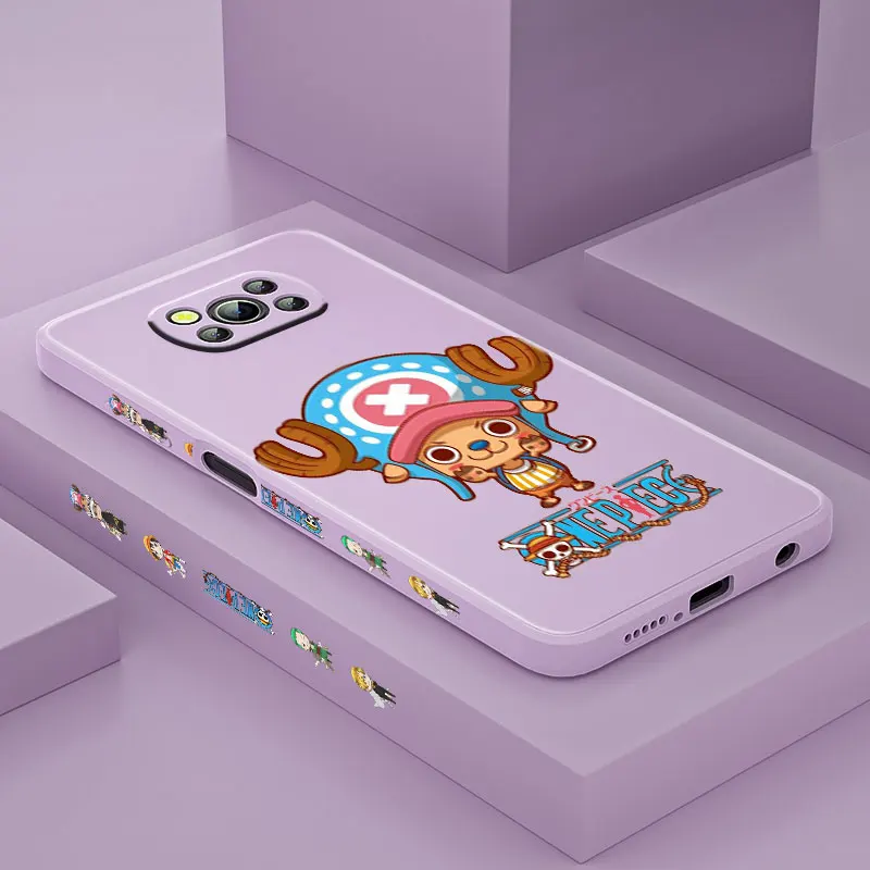 

Anime One Piece Mini For Xiaomi POCO X3 NFC F3 GT M3 M2 Pro C3 X2 Mix4 11 Ultra Silicone Liquid Left Phone Case Funda Coque Capa