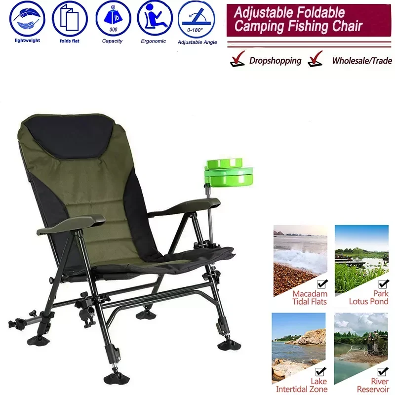 

Beach With Bag Portable Folding Chairs Outdoor Picnic BBQ Fishing Camping Chair Seat Oxford Cloth Lightweight Seat for
