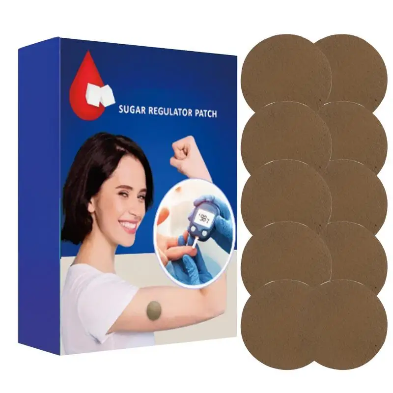 

Natural Herbal Sugar Regulation Patches 10pcs Sugar Balance Health Patch Relieve Nursing Body Discomfort Adult Health Care Patch