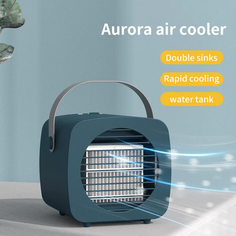 

Portable Air Cooler Conditioner Fan USB Refrigeration Humidifier Spray Cooler Household Dormitory Desktop Air Conditioning Fans