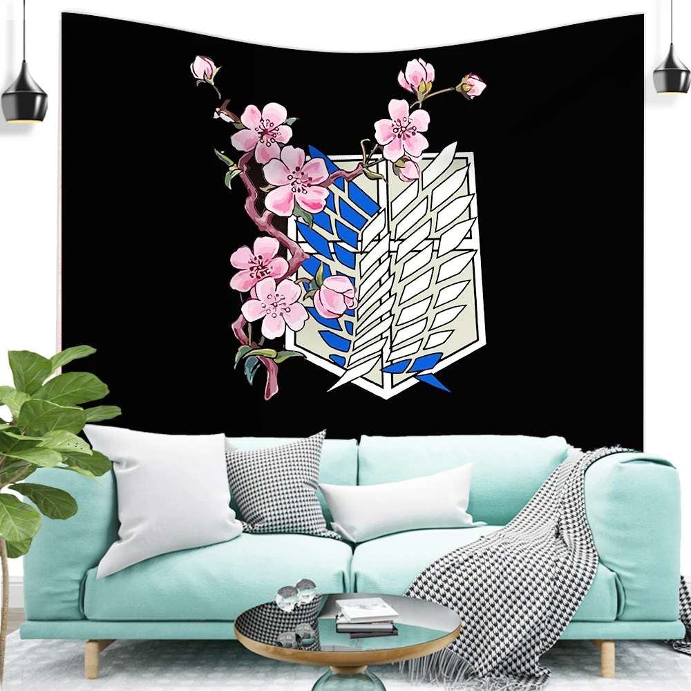 Japanese Anime Tapestry Blanket Tapestry Wall Hanging hip hop Gothic Room Decor Wall Tapestry