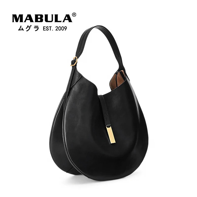 

Модная сумка-хобо MABULA с полумесяцем, вместительные повседневные сумки-тоуты, искусственная кожа, замша, винтажные кошельки