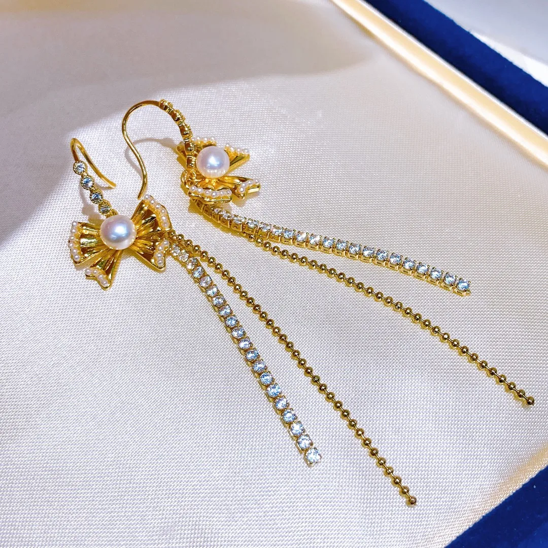 

Ювелирные изделия из натурального пресноводного жемчуга, 14 к