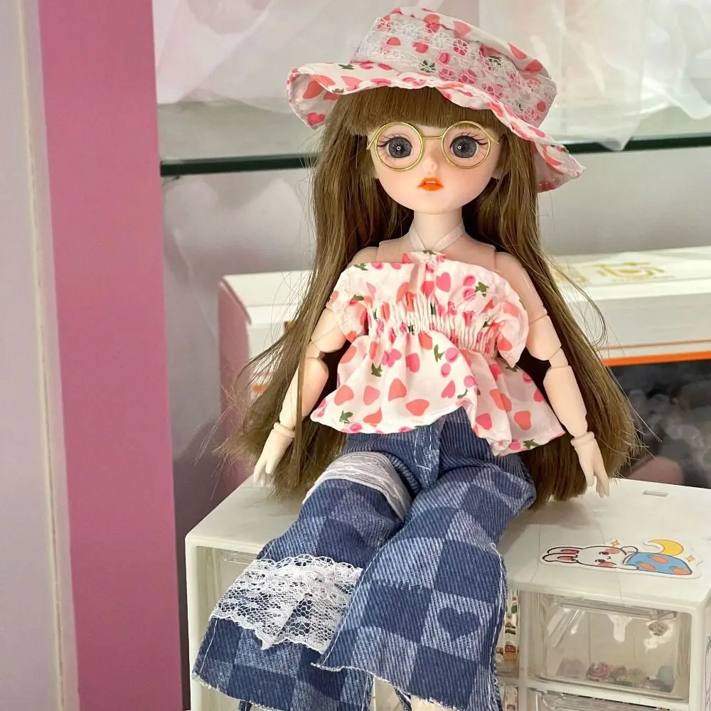 Подвижная кукла принцессы BJD с большими глазами густые волосы мини-кукла Bjd 30 см