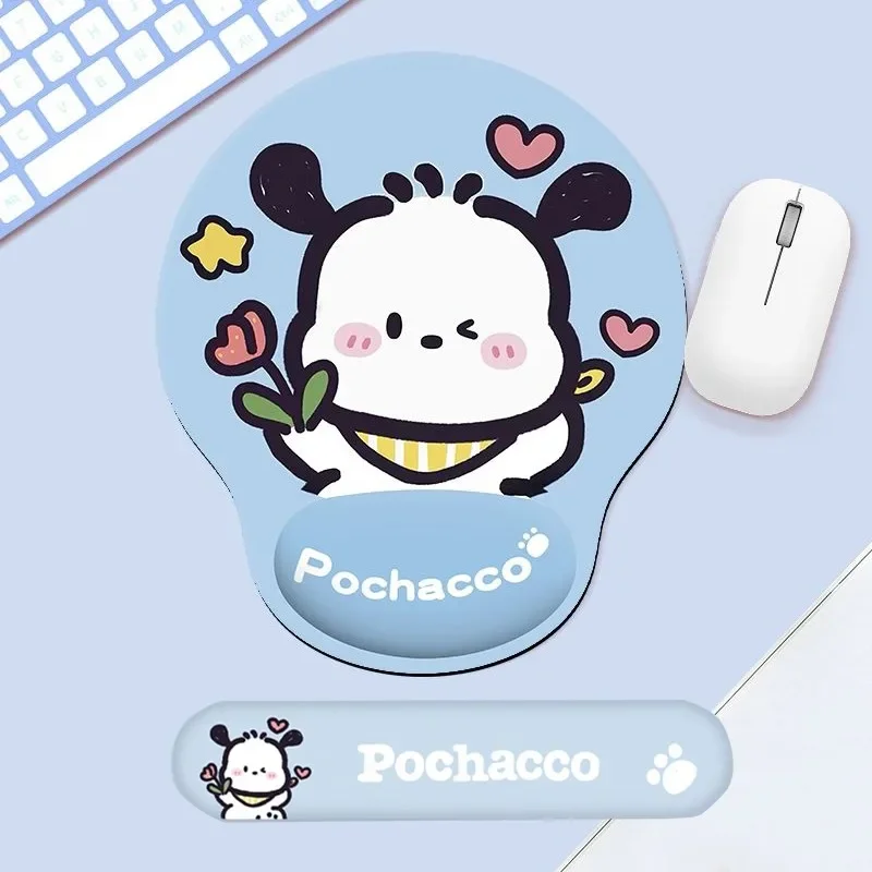 Коврик для мыши sanrio браслет pochacco девочек мультфильм аниме офисная силиконовая
