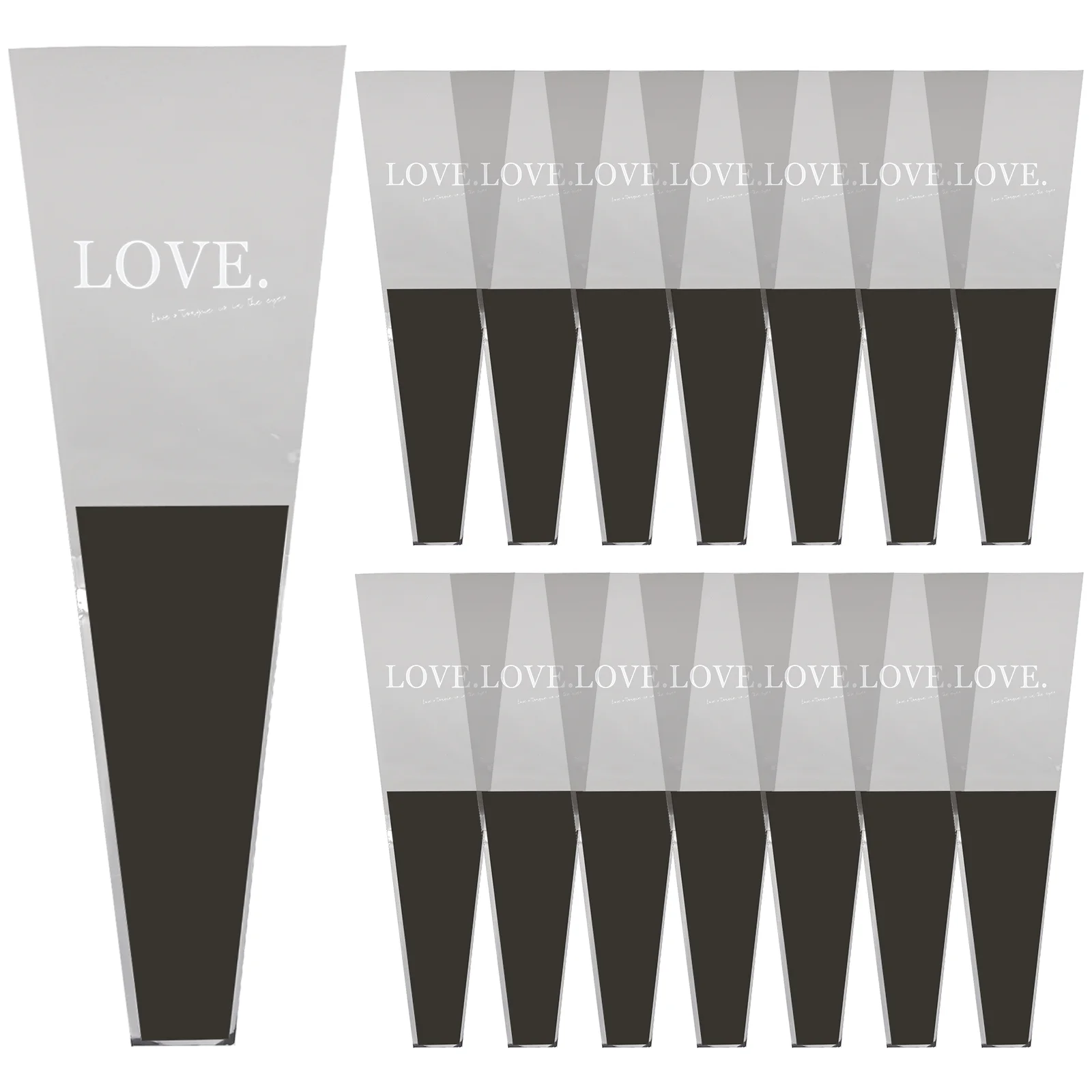 

Цветочная упаковка Rosesingle, букеты для упаковки, оберточные рукава, бумажные оберточные бумажные рукава, целлофан для вечевечерние