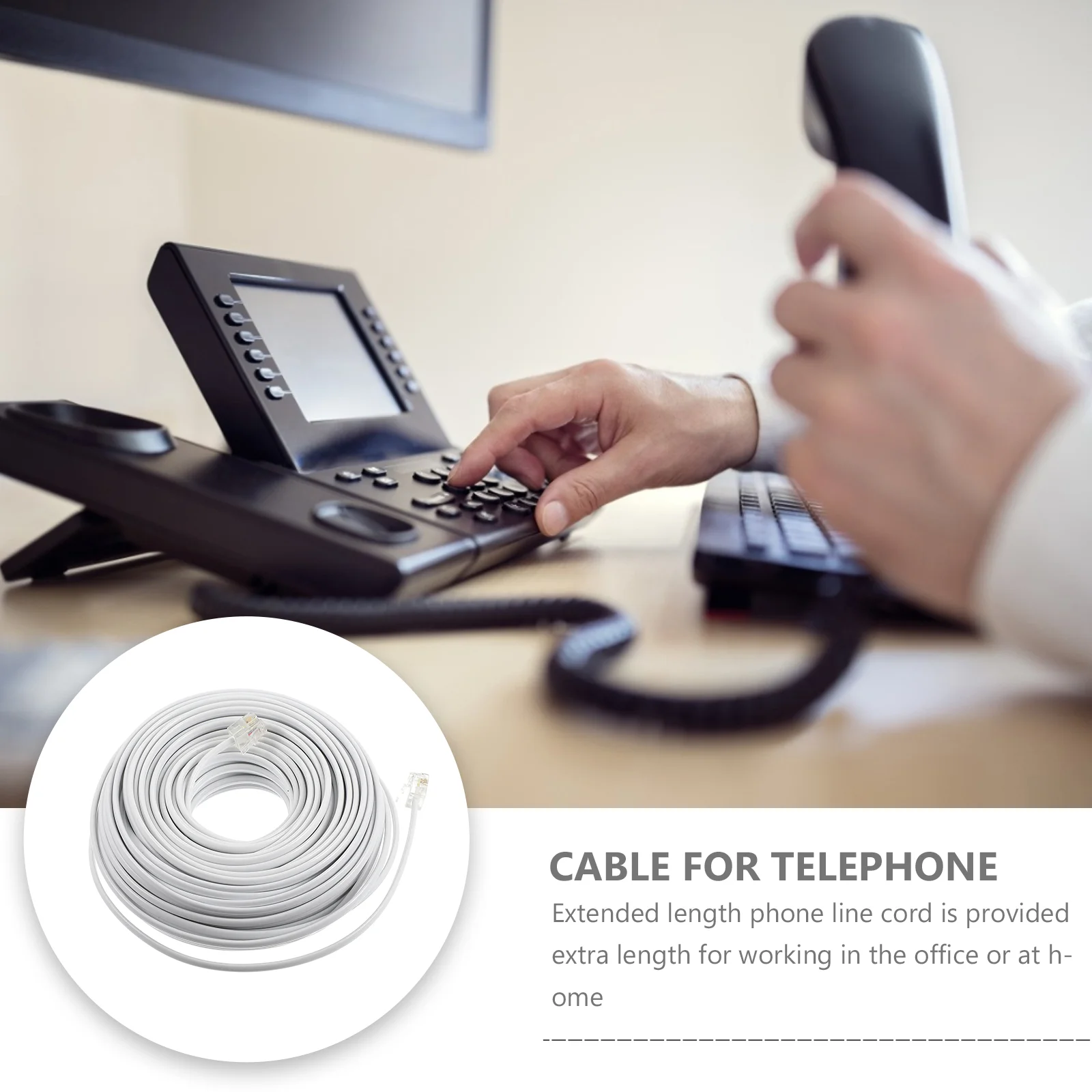 Телефонный кабель Удлинитель телефонной линии Стационарный провод